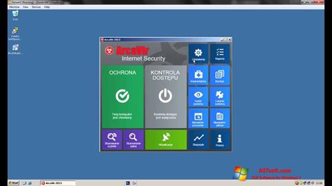 Petikan skrin ArcaVir untuk Windows 7