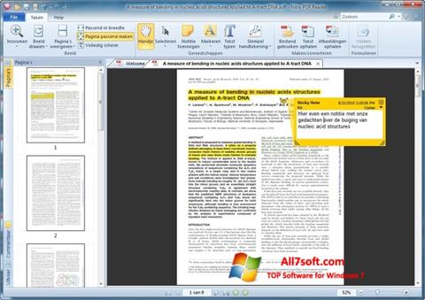 Petikan skrin Nitro PDF Reader untuk Windows 7