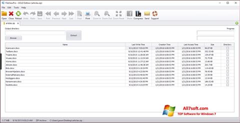 Petikan skrin FileViewPro untuk Windows 7