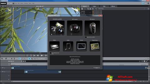 Petikan skrin MAGIX Movie Edit Pro untuk Windows 7