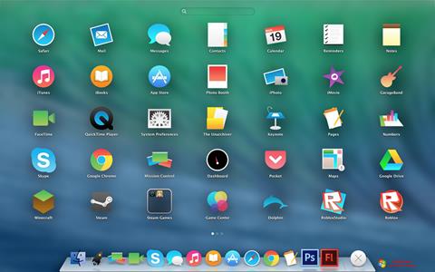 Petikan skrin OS X Flat IconPack Installer untuk Windows 7