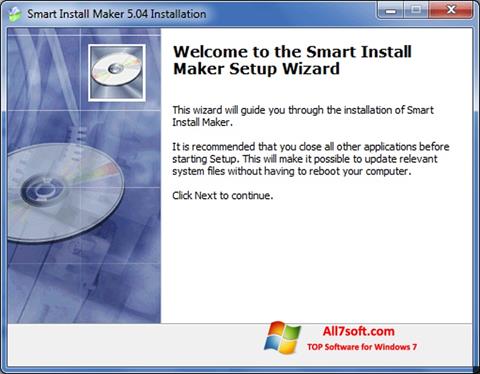Petikan skrin Smart Install Maker untuk Windows 7