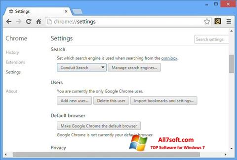 Petikan skrin Chrome Cleanup Tool untuk Windows 7