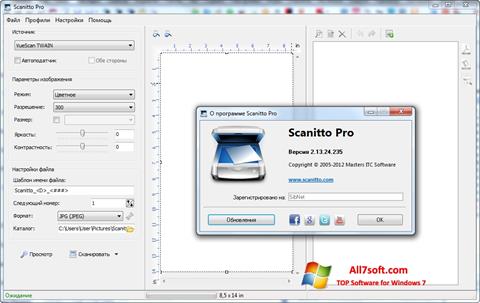 Petikan skrin Scanitto Pro untuk Windows 7