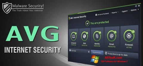 Petikan skrin AVG Internet Security untuk Windows 7