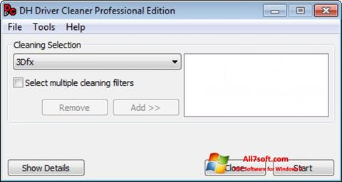 Petikan skrin Driver Cleaner untuk Windows 7
