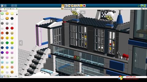 Petikan skrin LEGO Digital Designer untuk Windows 7
