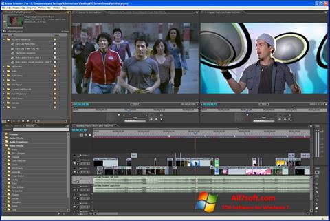 Petikan skrin Adobe Premiere Pro untuk Windows 7