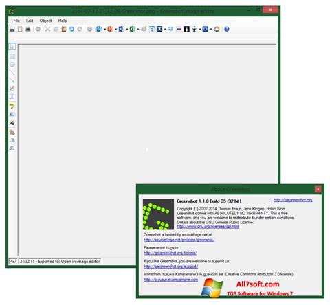 Petikan skrin Greenshot untuk Windows 7