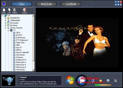Petikan skrin Online TV Live untuk Windows 7