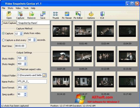 Petikan skrin SnapShot untuk Windows 7