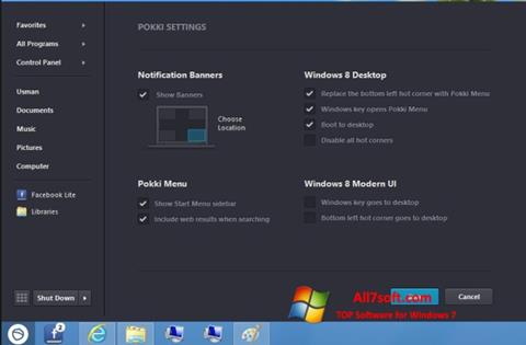 Petikan skrin Pokki untuk Windows 7