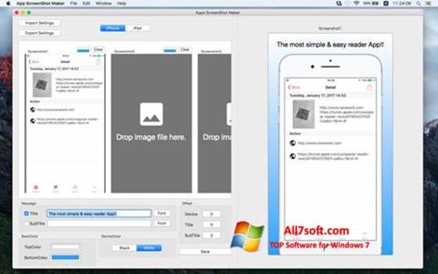 Petikan skrin ScreenshotMaker untuk Windows 7