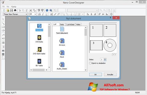 Petikan skrin Nero Cover Designer untuk Windows 7