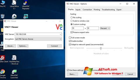 Petikan skrin VNC untuk Windows 7