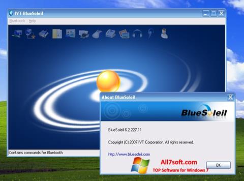 Petikan skrin BlueSoleil untuk Windows 7