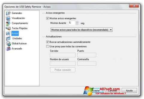 Petikan skrin USB Safely Remove untuk Windows 7