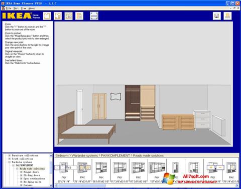Petikan skrin IKEA Home Planner untuk Windows 7