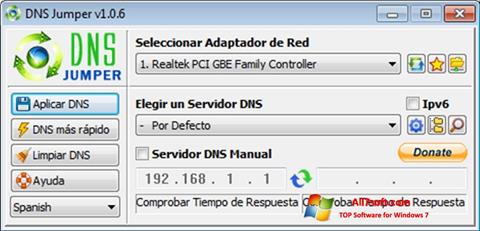 Petikan skrin DNS Jumper untuk Windows 7