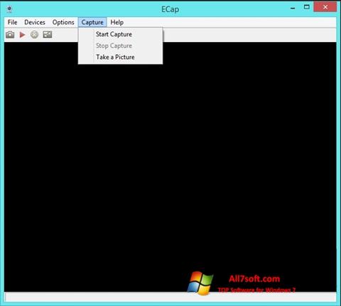 Petikan skrin ECap untuk Windows 7