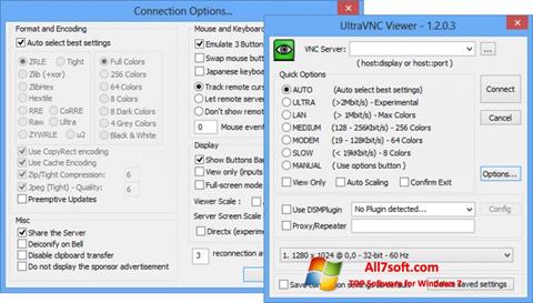 Petikan skrin UltraVNC untuk Windows 7