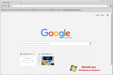 Petikan skrin Google Chrome untuk Windows 7