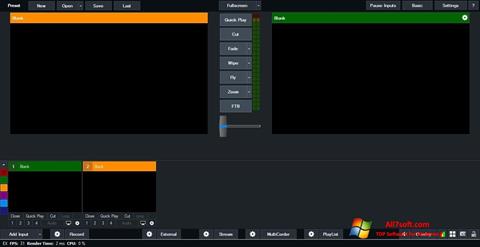 Petikan skrin vMix untuk Windows 7