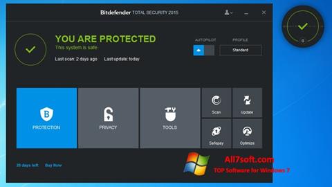 Petikan skrin Bitdefender untuk Windows 7