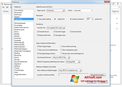 Petikan skrin Adobe Acrobat untuk Windows 7