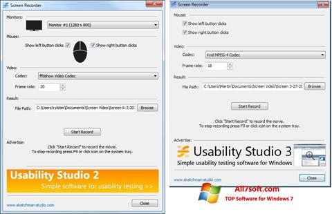 Petikan skrin Rylstim Screen Recorder untuk Windows 7