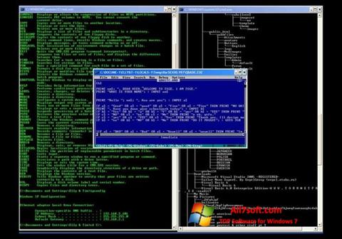 Petikan skrin QBasic untuk Windows 7