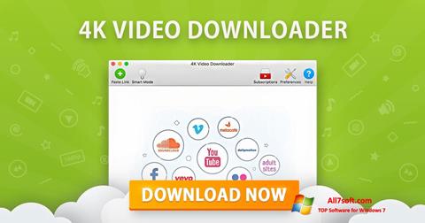 Petikan skrin 4K Video Downloader untuk Windows 7