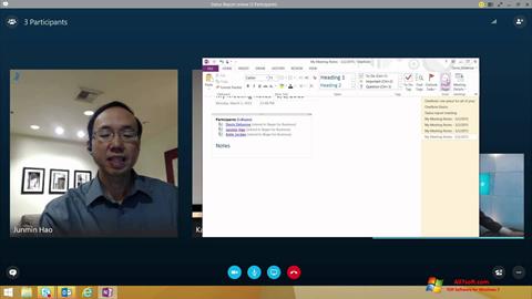 Petikan skrin Skype for Business untuk Windows 7