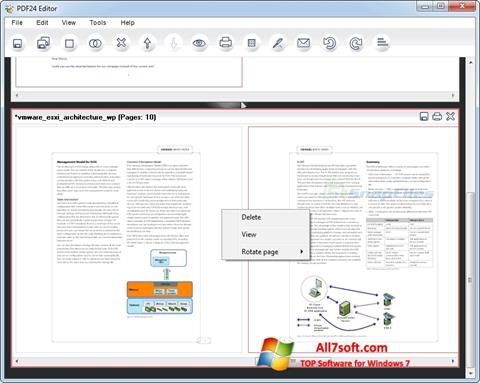 Petikan skrin PDF24 Creator untuk Windows 7