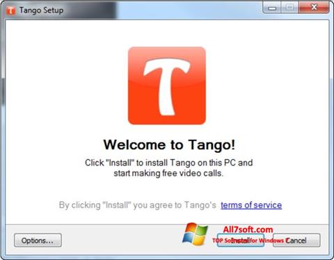 Petikan skrin Tango untuk Windows 7