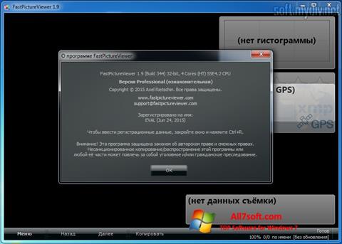 Petikan skrin FastPictureViewer untuk Windows 7