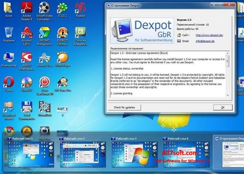 Petikan skrin Dexpot untuk Windows 7