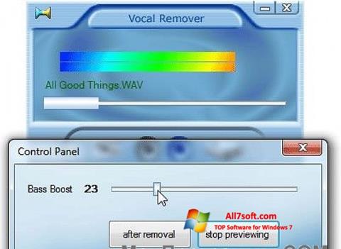 Petikan skrin Yogen Vocal Remover untuk Windows 7