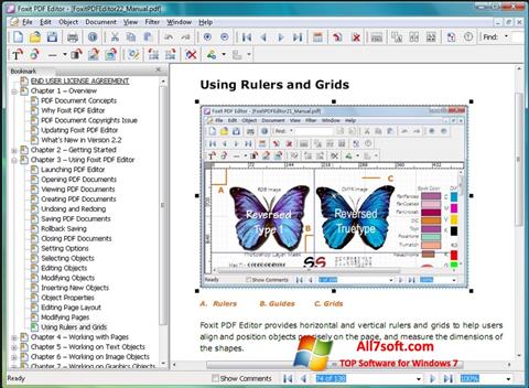 Petikan skrin Foxit Advanced PDF Editor untuk Windows 7