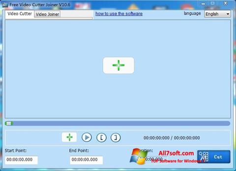 Petikan skrin Free Video Cutter untuk Windows 7