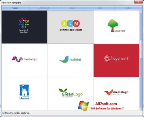 Petikan skrin Sothink Logo Maker untuk Windows 7